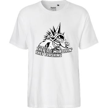 They See Me Rollin' Fairtrade T-Shirt - white