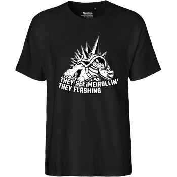 They See Me Rollin' Fairtrade T-Shirt - black