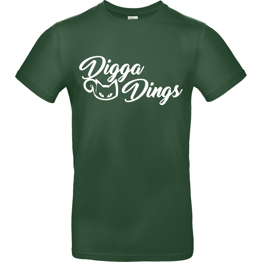 Tinkerleo Tinkerleo - Digga Dings T-Shirt B&C EXACT 190 -  Bottle Green