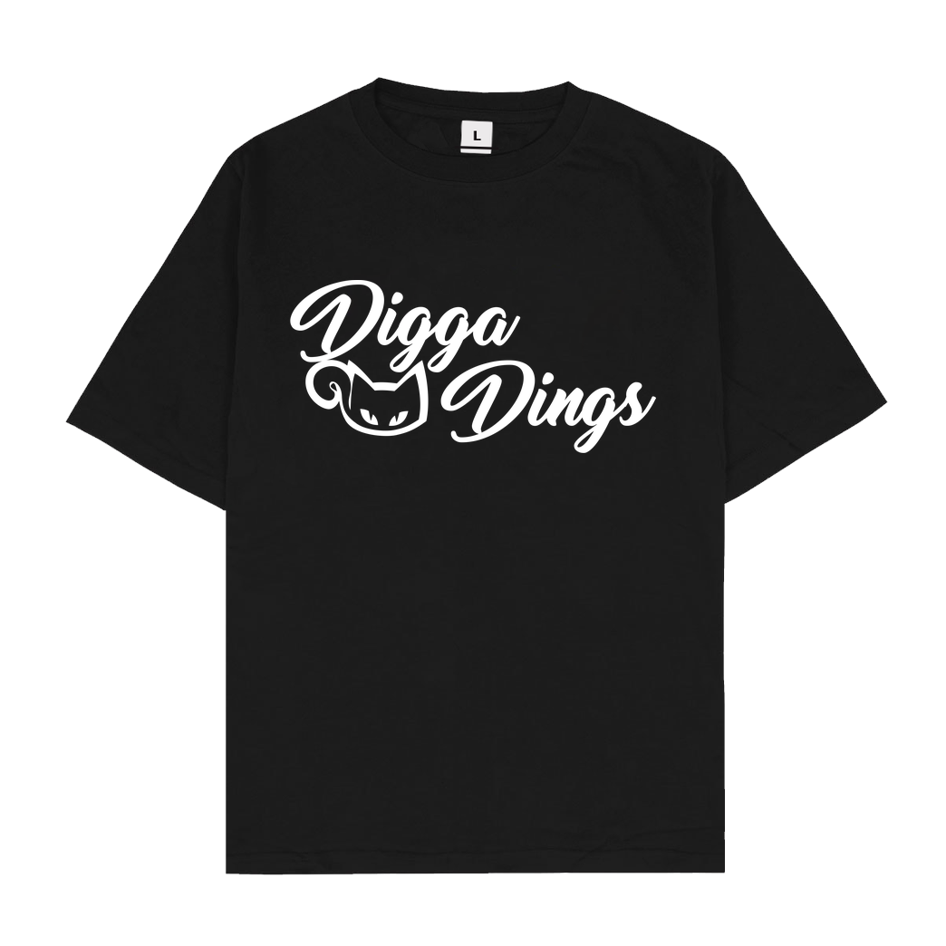 Tinkerleo Tinkerleo - Digga Dings T-Shirt Oversize T-Shirt - Black