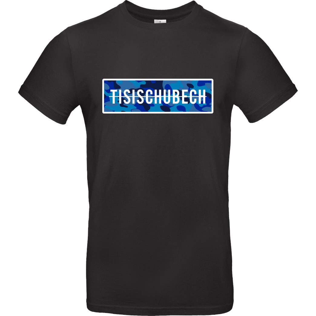 TisiSchubecH TisiSchubech - Camo Logo T-Shirt B&C EXACT 190 - Black