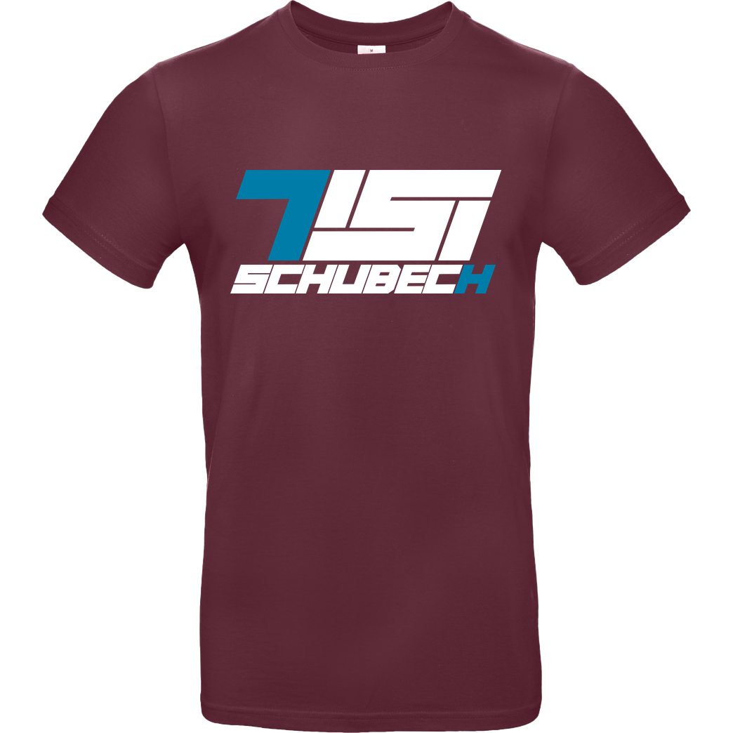 TisiSchubecH TisiSchubecH - Logo T-Shirt B&C EXACT 190 - Burgundy