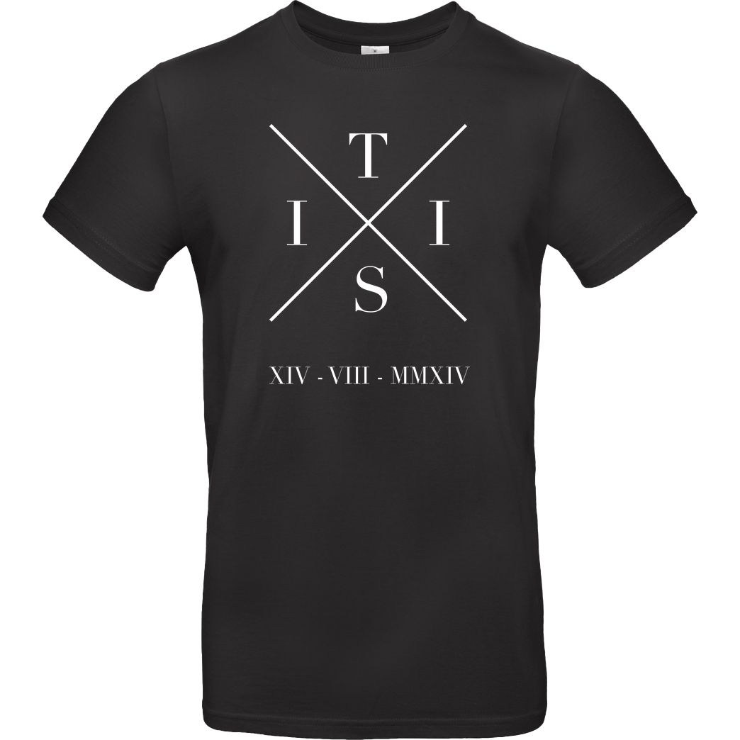 TisiSchubecH TisiSchubecH - X Logo T-Shirt B&C EXACT 190 - Black