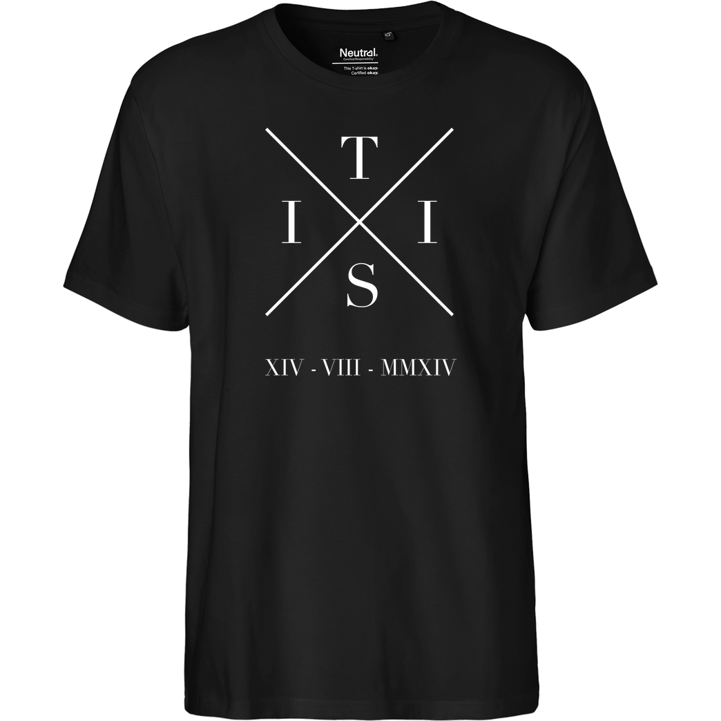 TisiSchubecH TisiSchubecH - X Logo T-Shirt Fairtrade T-Shirt - black
