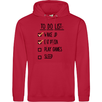 To Do List JH Hoodie - red