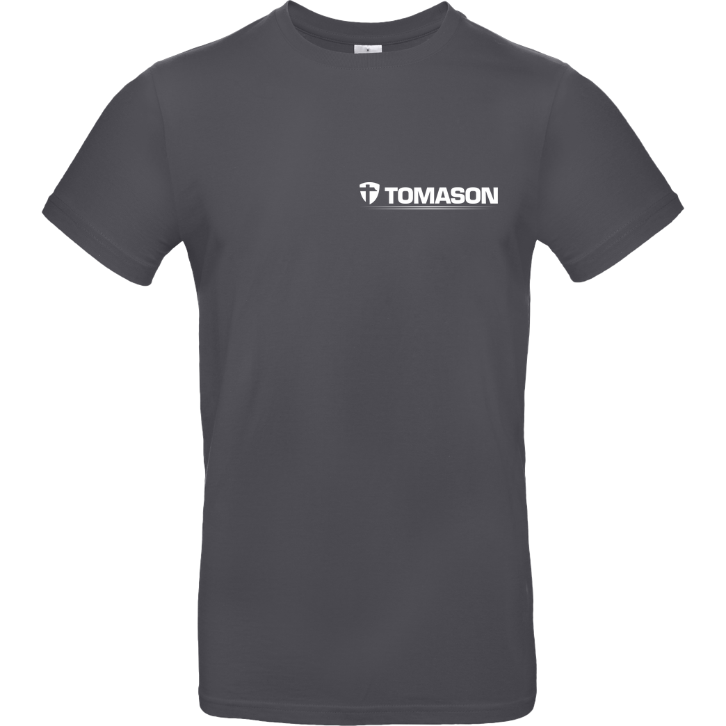 Tomason Tomason - Logo T-Shirt B&C EXACT 190 - Dark Grey