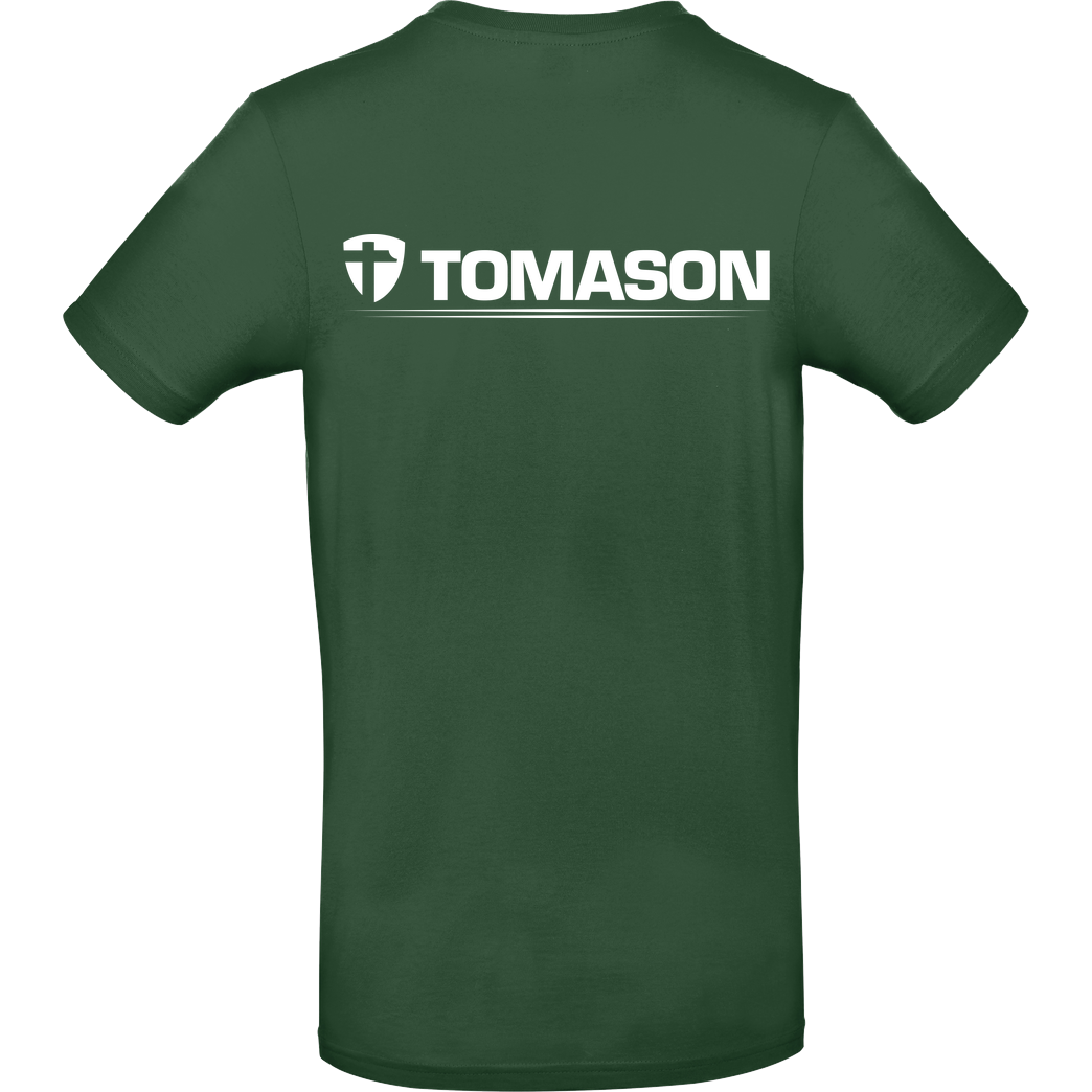 Tomason Tomason - Logo T-Shirt B&C EXACT 190 -  Bottle Green