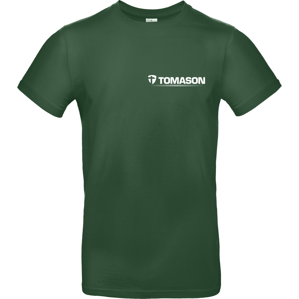 Tomason Tomason - Logo T-Shirt B&C EXACT 190 -  Bottle Green