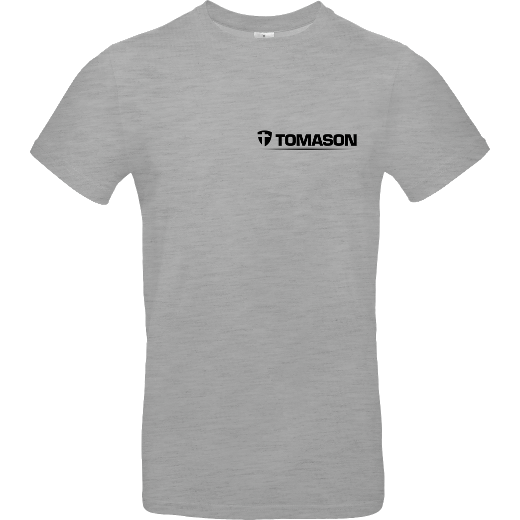 Tomason Tomason - Logo T-Shirt B&C EXACT 190 - heather grey