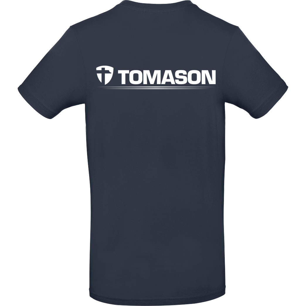 Tomason Tomason - Logo T-Shirt B&C EXACT 190 - Navy