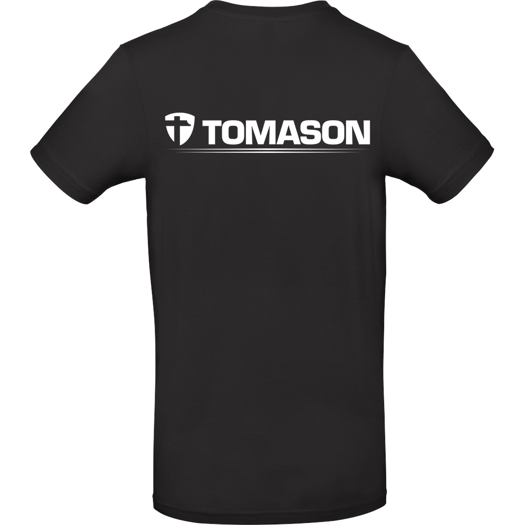 Tomason Tomason - Logo T-Shirt B&C EXACT 190 - Black