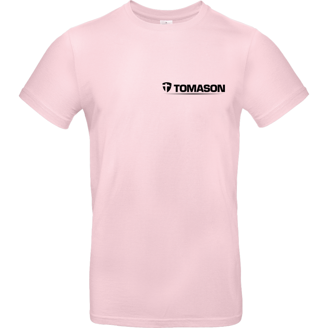 Tomason Tomason - Logo T-Shirt B&C EXACT 190 - Light Pink