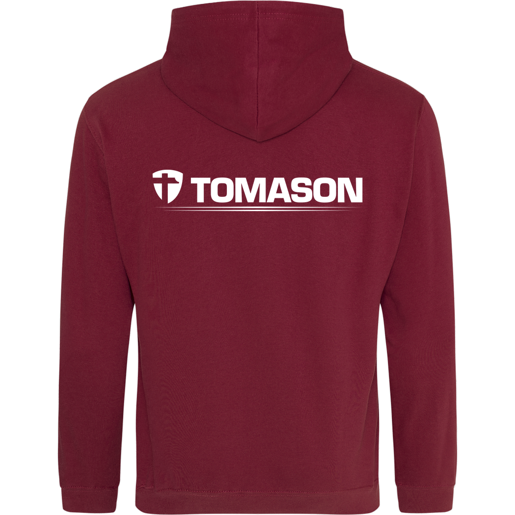 Tomason Tomason - Logo Sweatshirt JH Hoodie - Bordeaux