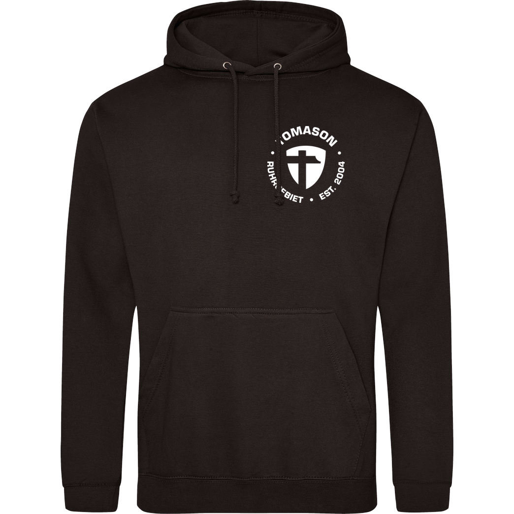 Tomason Tomason - Logo rund Sweatshirt JH Hoodie - Schwarz