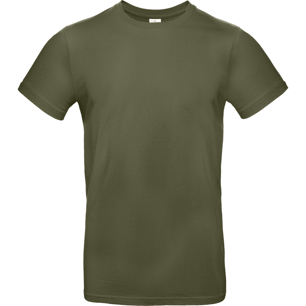 None Unbedruckte Textilien T-Shirt B&C EXACT 190 - Khaki
