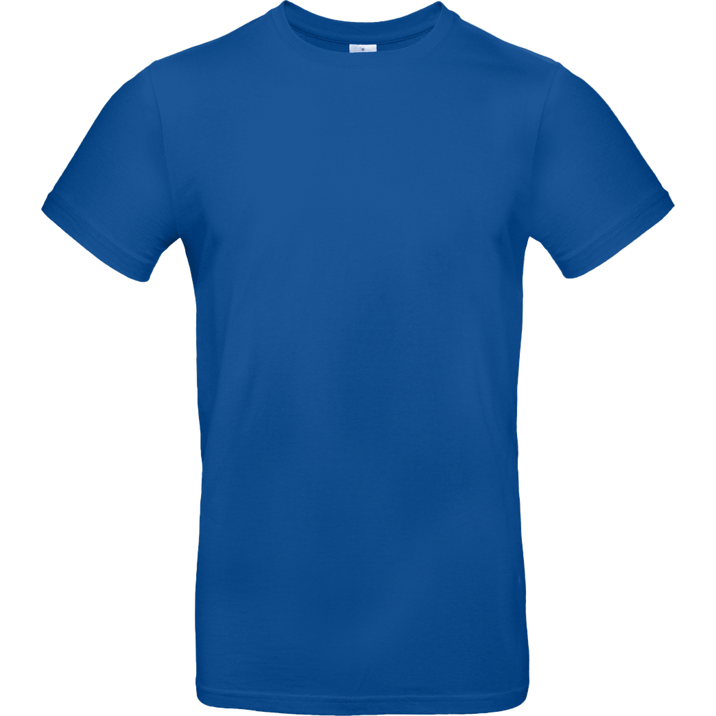 None Unbedruckte Textilien T-Shirt B&C EXACT 190 - Royal Blue