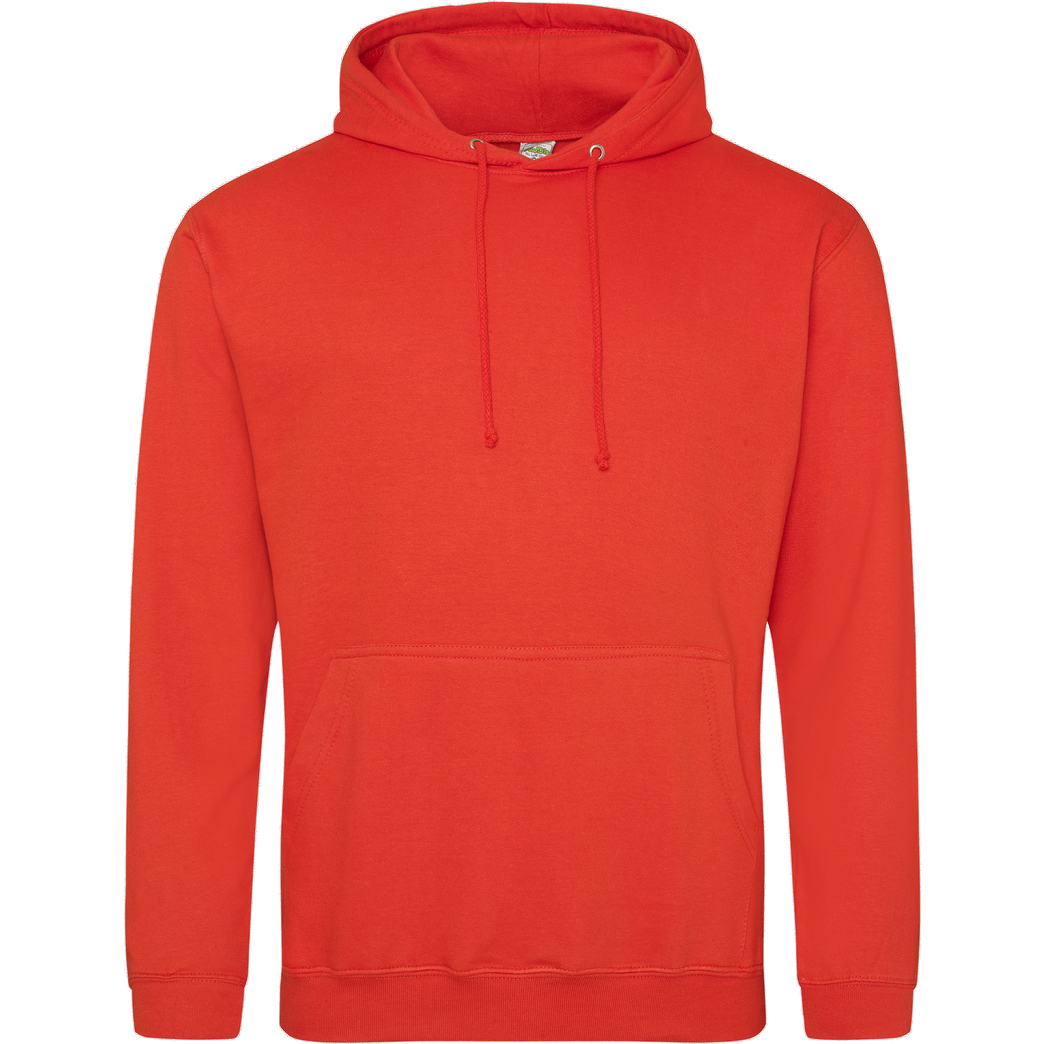 None Unbedruckte Textilien Sweatshirt JH Hoodie - Orange