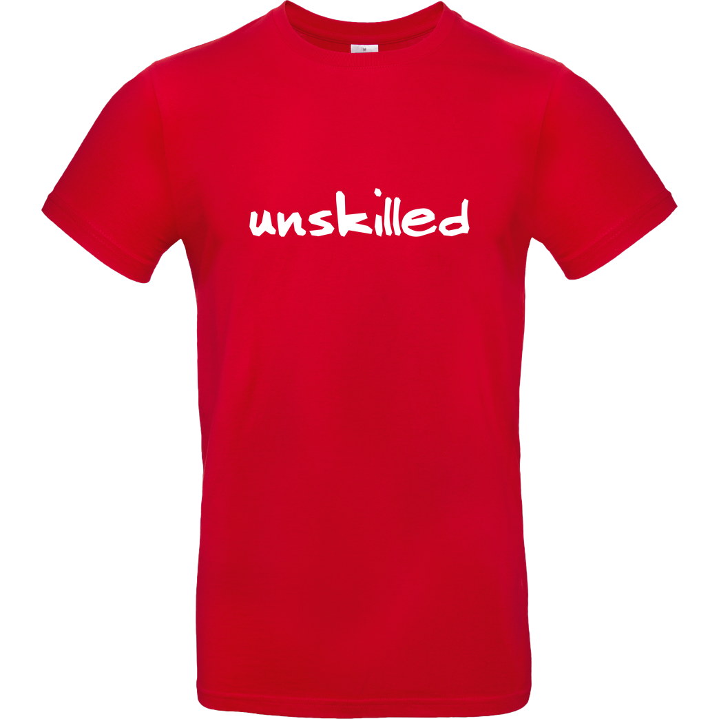None Unskilled T-Shirt B&C EXACT 190 - Red