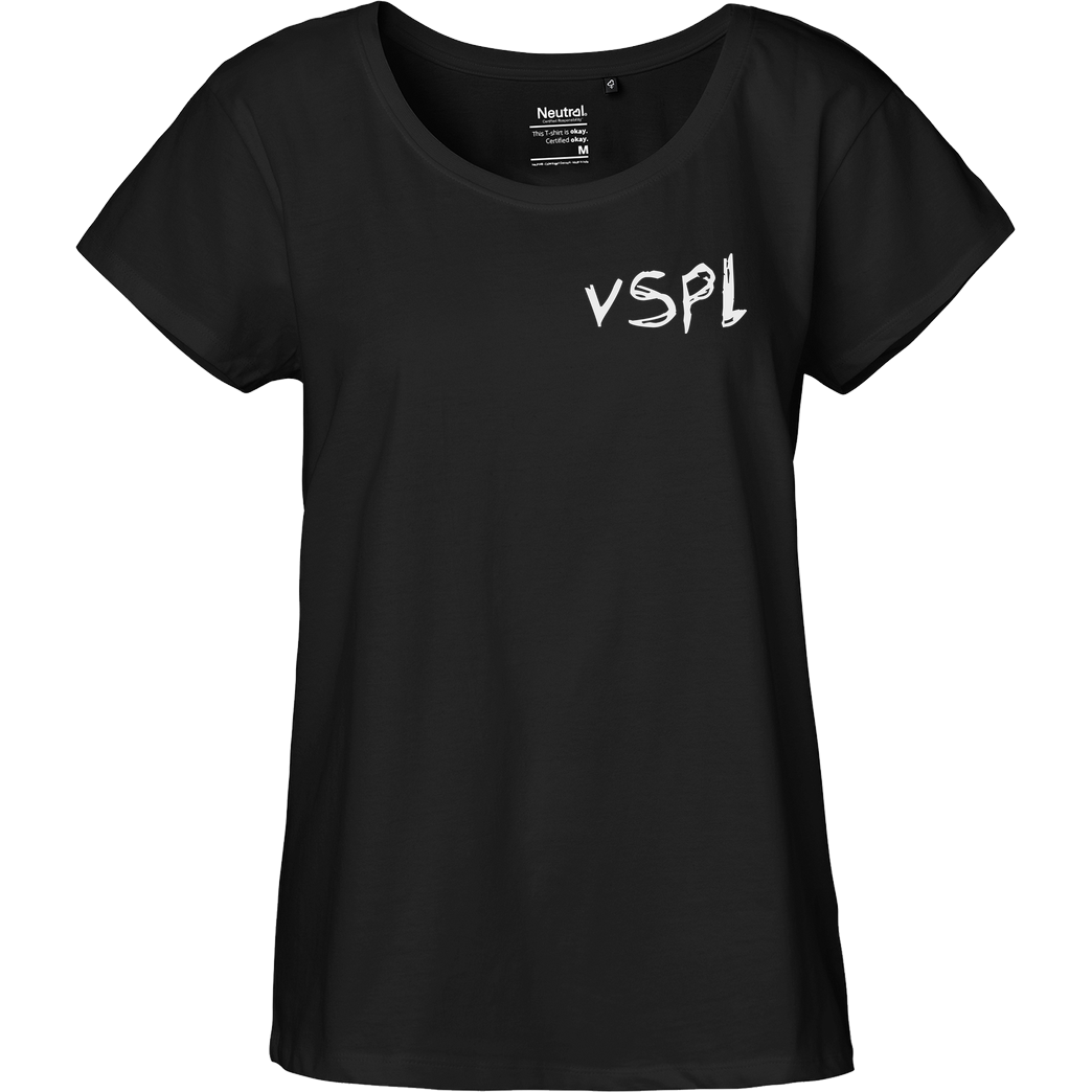 Vaspel Vaspel - VSPL Cage T-Shirt Fairtrade Loose Fit Girlie - black