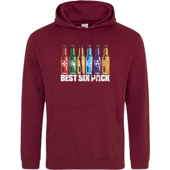 veKtik - Best Six Pack JH Hoodie - Bordeaux