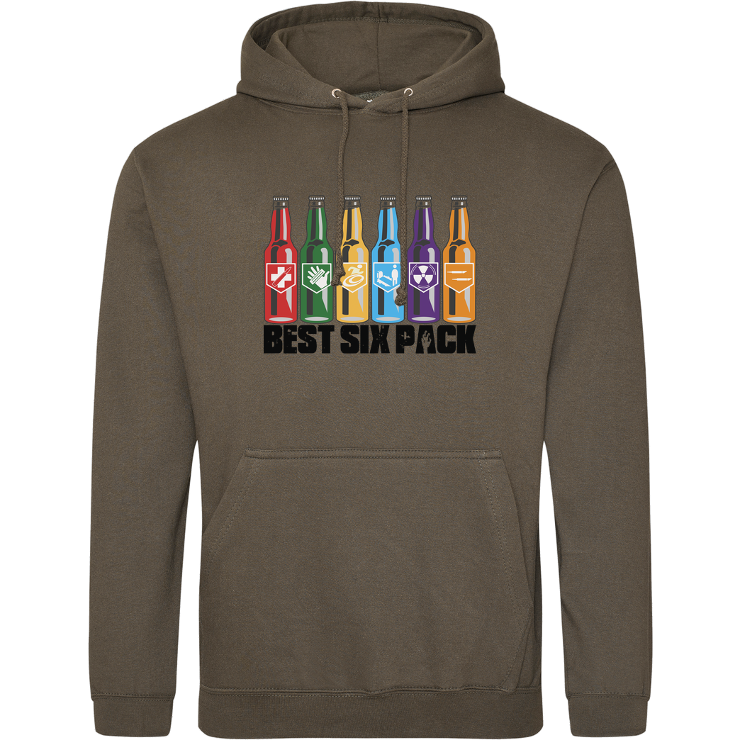 veKtik veKtik - Best Six Pack Sweatshirt JH Hoodie - Khaki