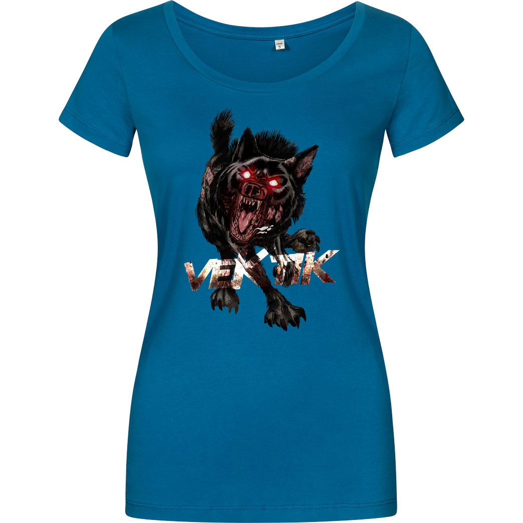 veKtik veKtik - Hellhound T-Shirt Girlshirt petrol