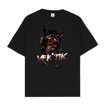 veKtik - Hellhound Oversize T-Shirt - Black