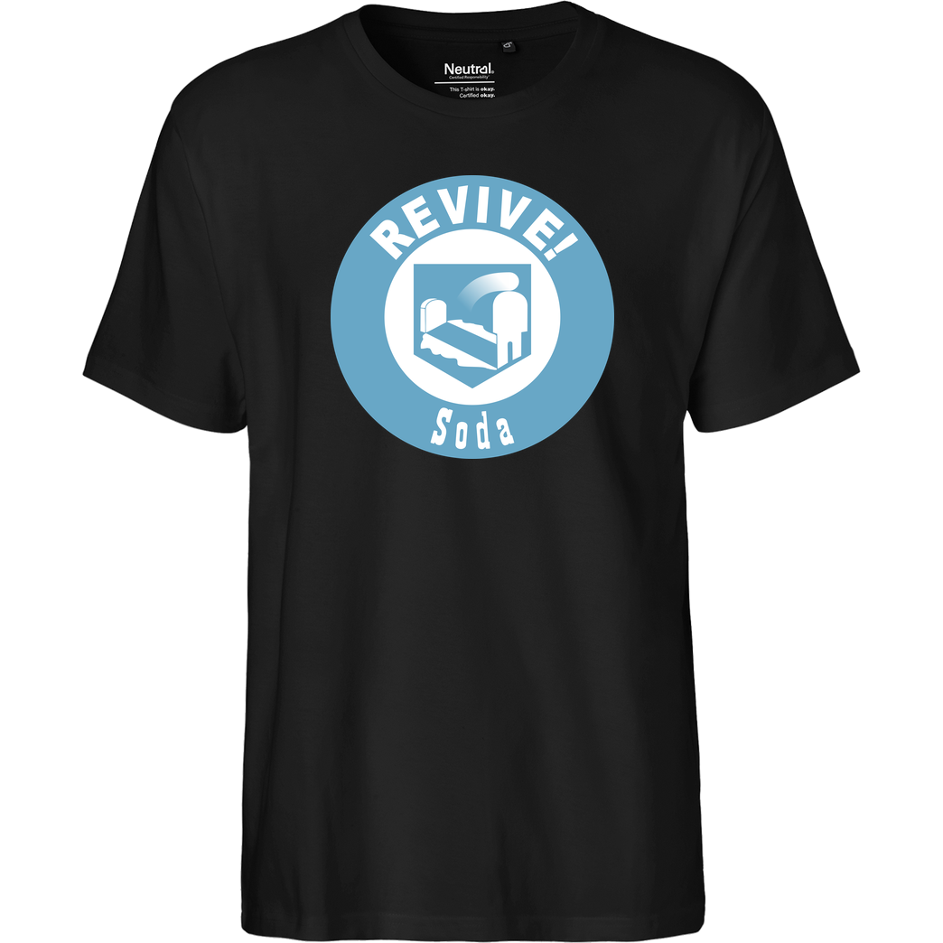 veKtik veKtik - Revive! Soda T-Shirt Fairtrade T-Shirt - black