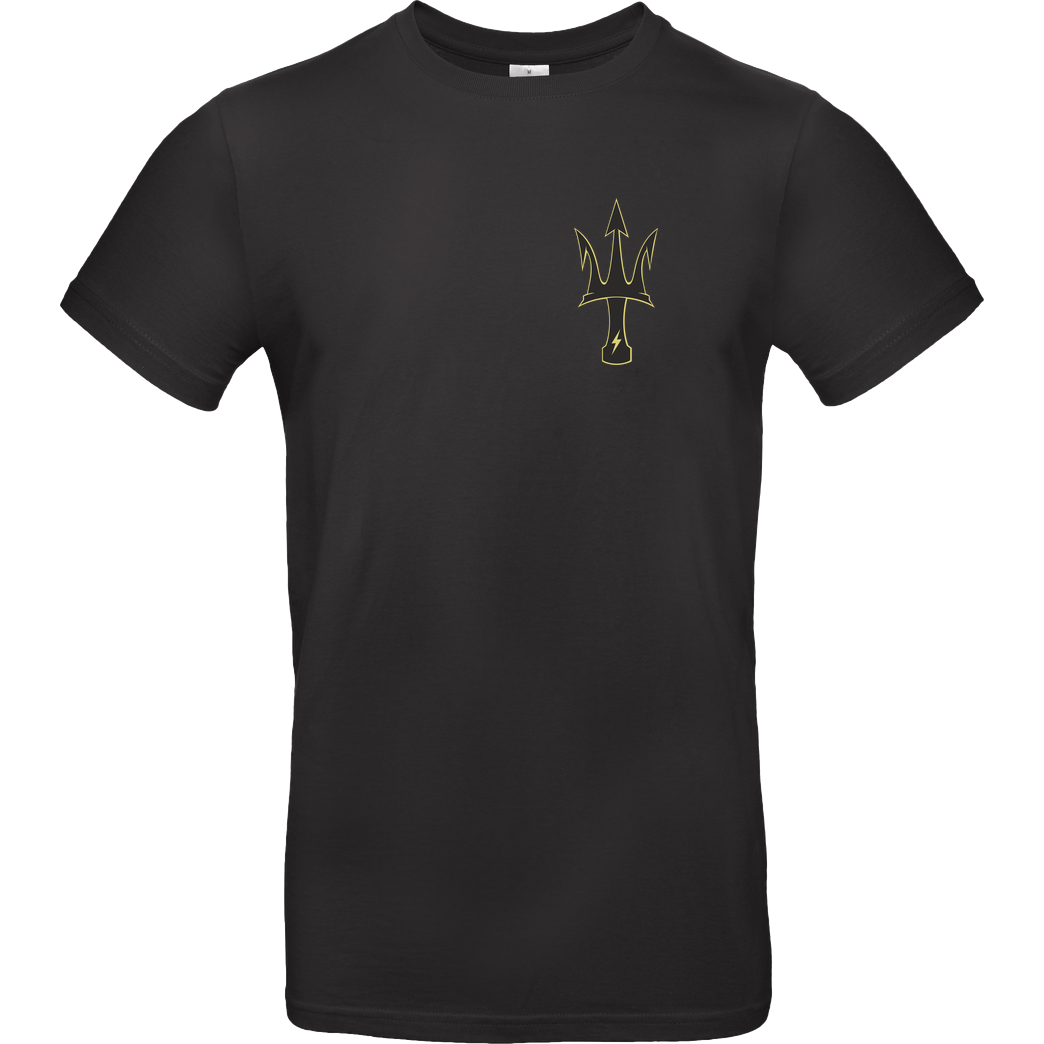 Marius.wbg - weoutmerch weoutmerch - First Edition - Black Trident T-Shirt B&C EXACT 190 - Black