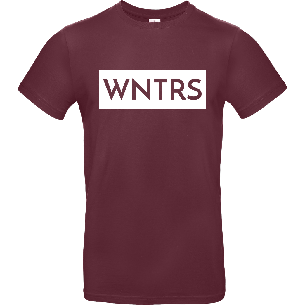 WNTRS WNTRS - Punched Out Logo T-Shirt B&C EXACT 190 - Burgundy