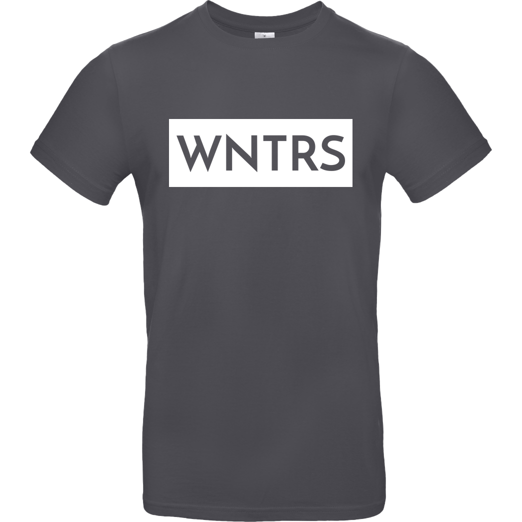 WNTRS WNTRS - Punched Out Logo T-Shirt B&C EXACT 190 - Dark Grey