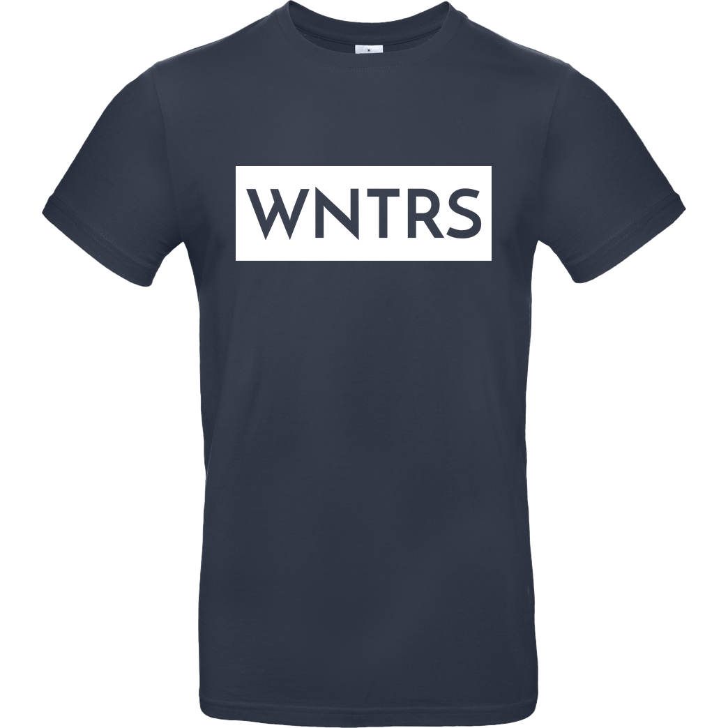 WNTRS WNTRS - Punched Out Logo T-Shirt B&C EXACT 190 - Navy