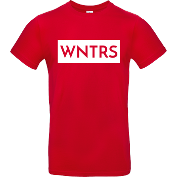 WNTRS - Punched Out Logo B&C EXACT 190 - Red