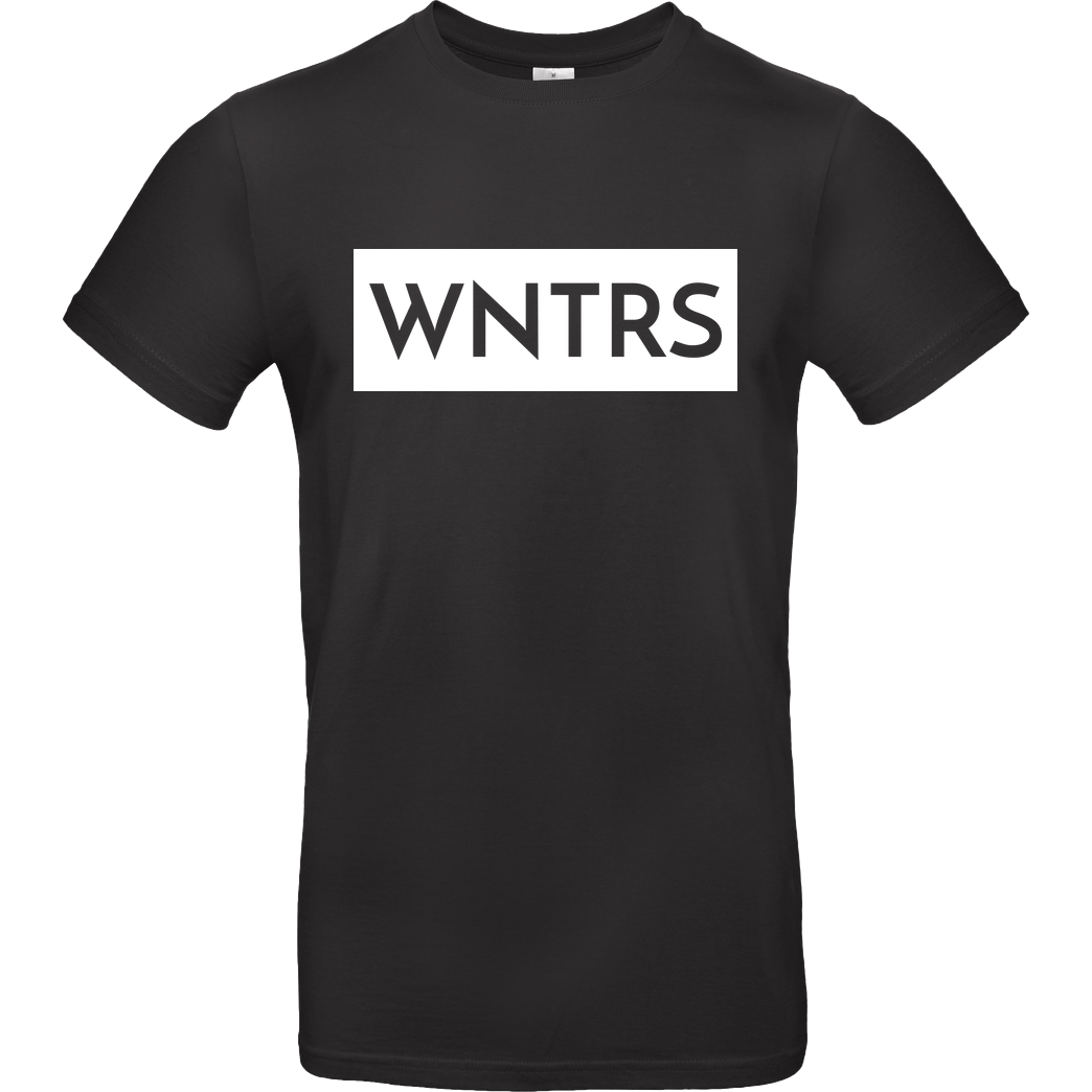 WNTRS WNTRS - Punched Out Logo T-Shirt B&C EXACT 190 - Black