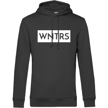 WNTRS - Punched Out Logo B&C HOODED Organic - black