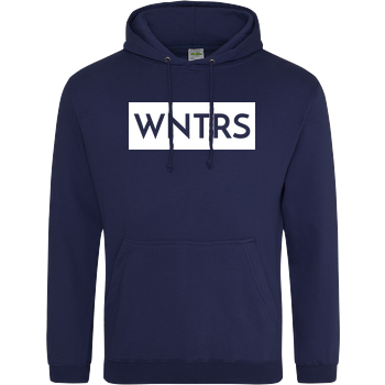 WNTRS - Punched Out Logo JH Hoodie - Navy