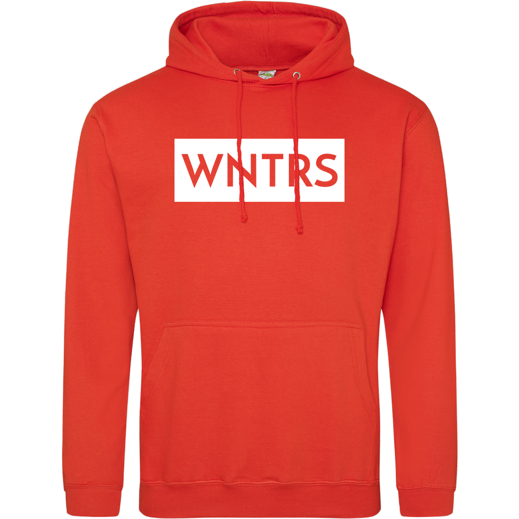 WNTRS WNTRS - Punched Out Logo Sweatshirt JH Hoodie - Orange