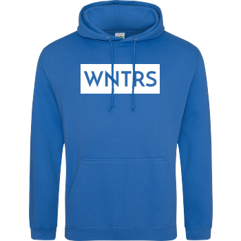 WNTRS - Punched Out Logo JH Hoodie - Sapphire Blue