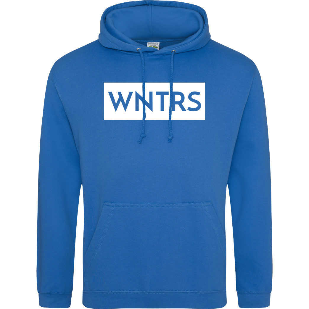WNTRS WNTRS - Punched Out Logo Sweatshirt JH Hoodie - Sapphire Blue