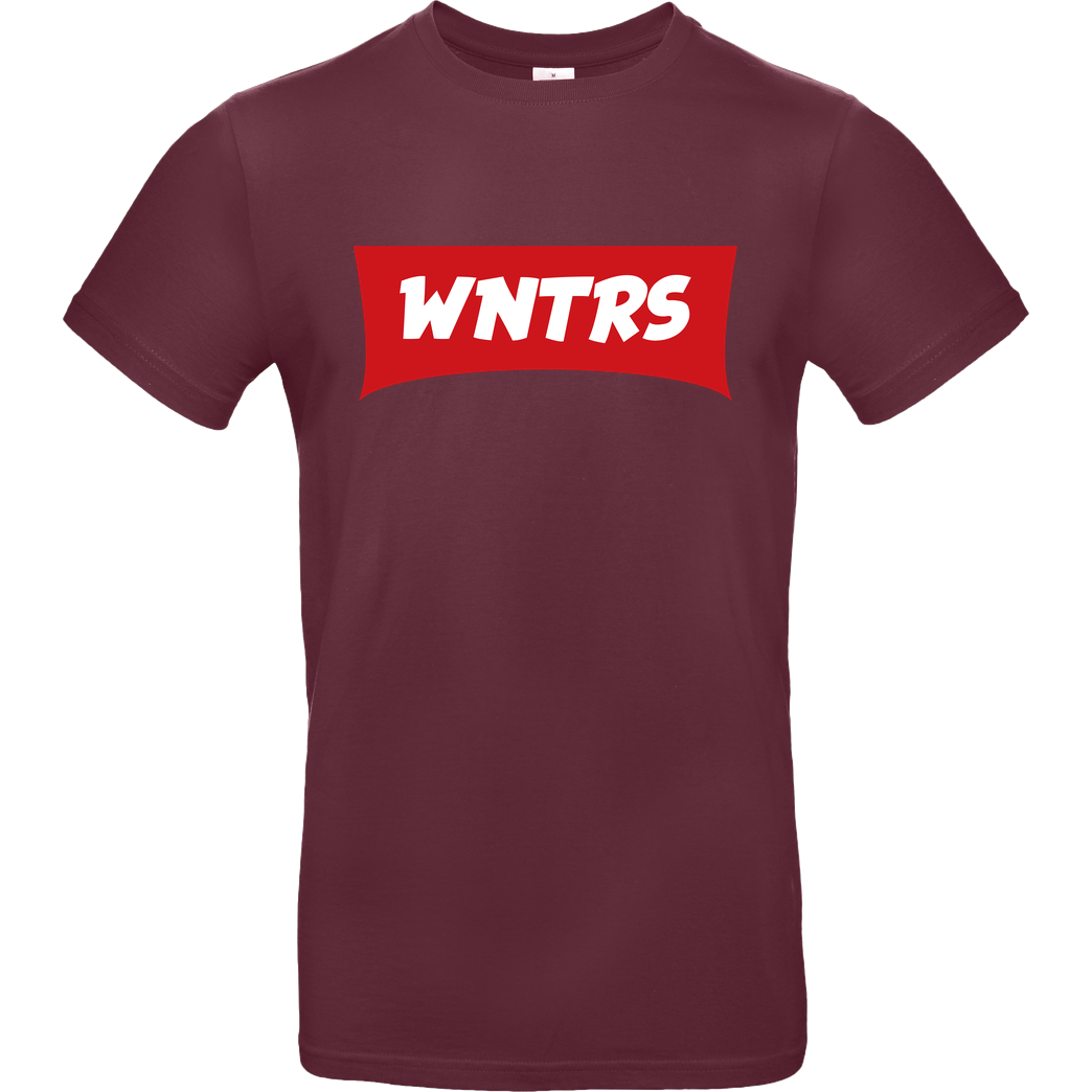 WNTRS WNTRS - Red Label T-Shirt B&C EXACT 190 - Burgundy