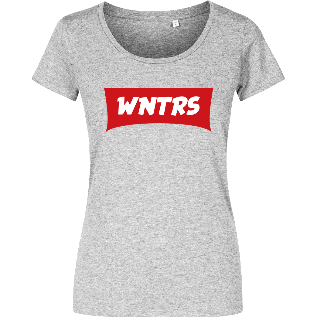 WNTRS WNTRS - Red Label T-Shirt Girlshirt heather grey
