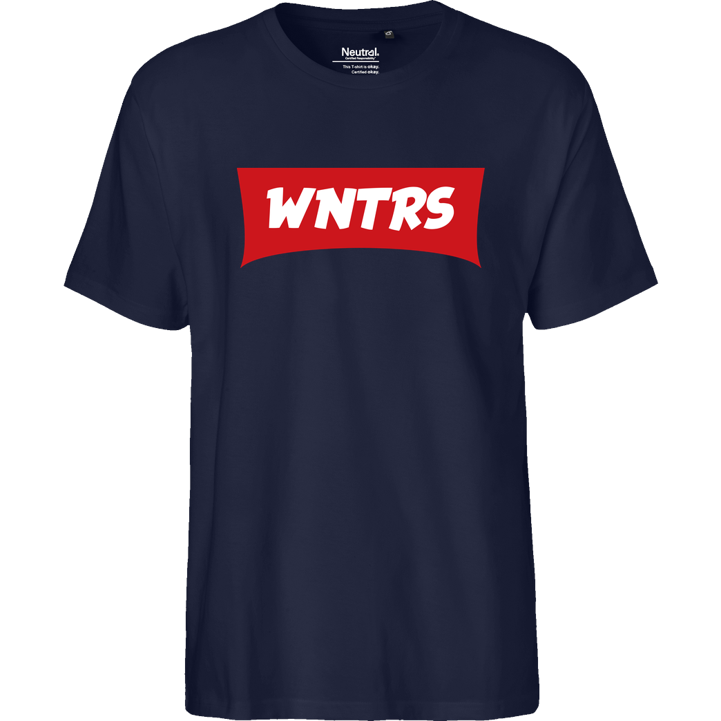 WNTRS WNTRS - Red Label T-Shirt Fairtrade T-Shirt - navy