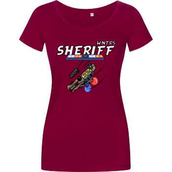 WNTRS - Sheriff Car Girlshirt berry