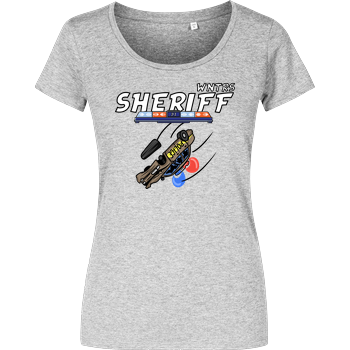 WNTRS - Sheriff Car Girlshirt heather grey