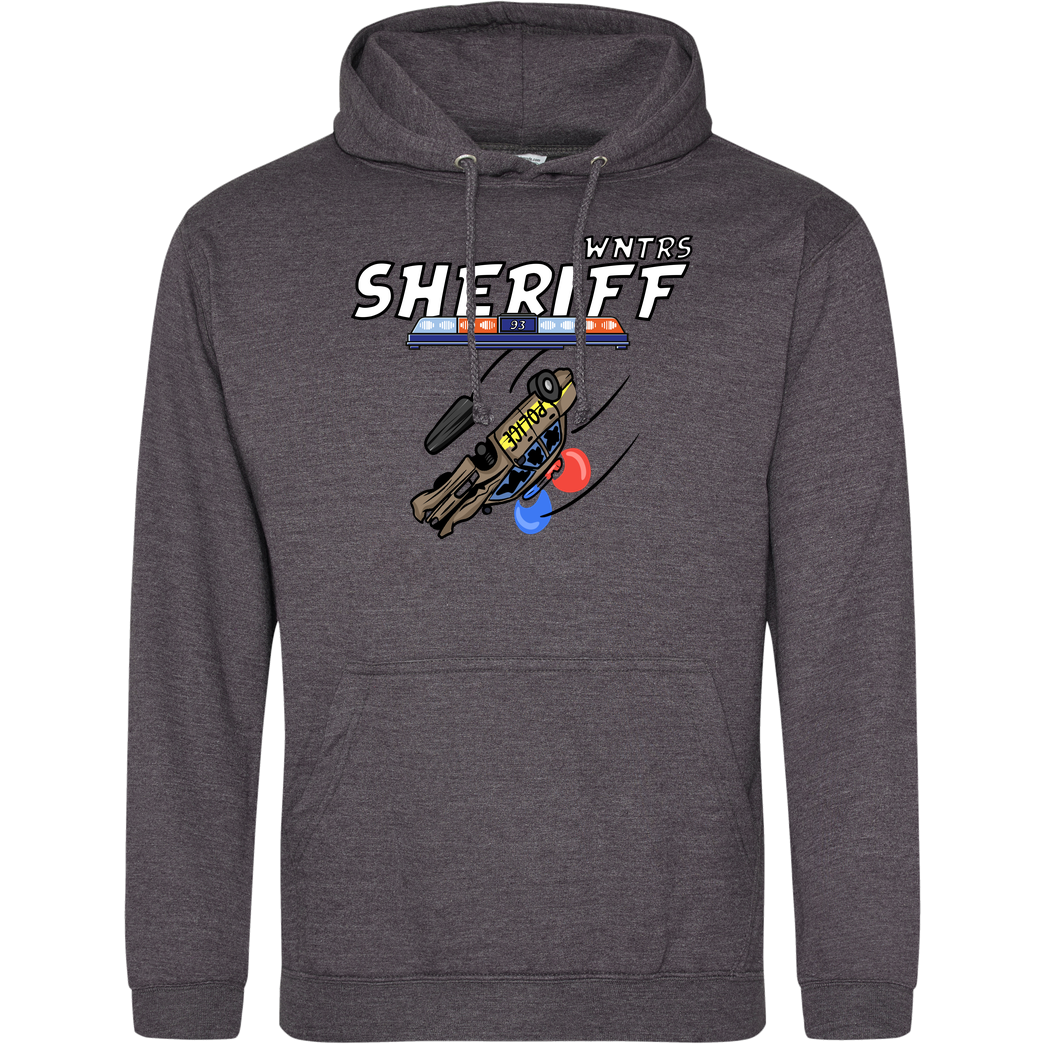 WNTRS WNTRS - Sheriff Car Sweatshirt JH Hoodie - Dark heather grey