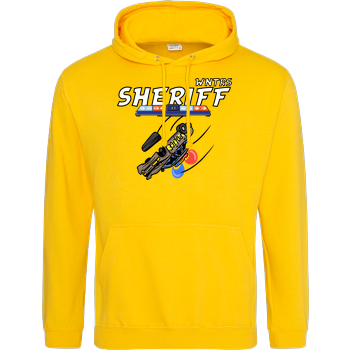 WNTRS - Sheriff Car JH Hoodie - Gelb