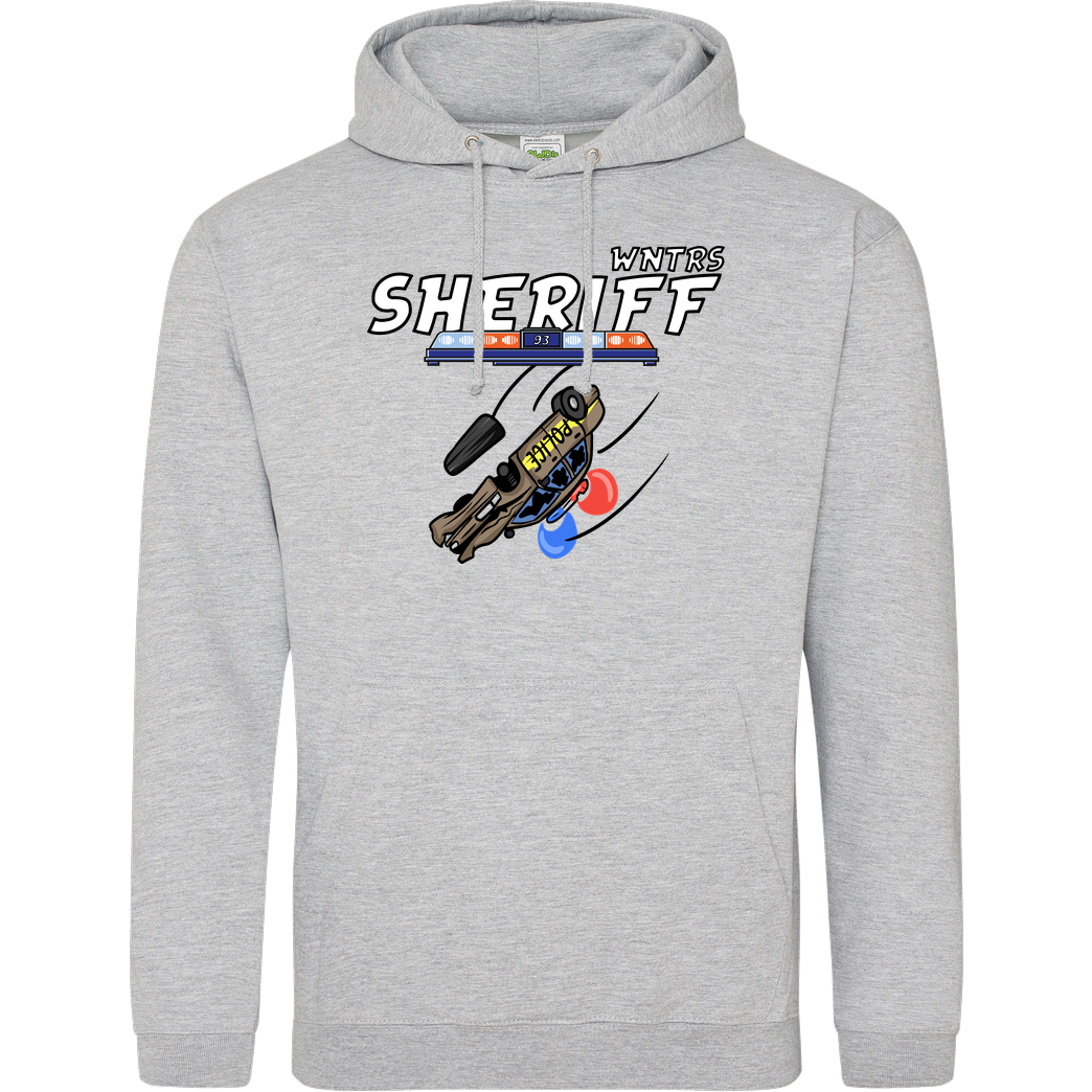 WNTRS WNTRS - Sheriff Car Sweatshirt JH Hoodie - Heather Grey