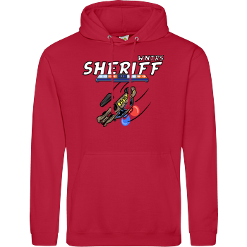 WNTRS - Sheriff Car JH Hoodie - red
