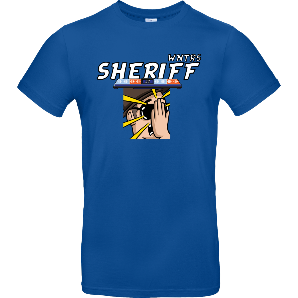 WNTRS WNTRS - Sheriff Fail T-Shirt B&C EXACT 190 - Royal Blue