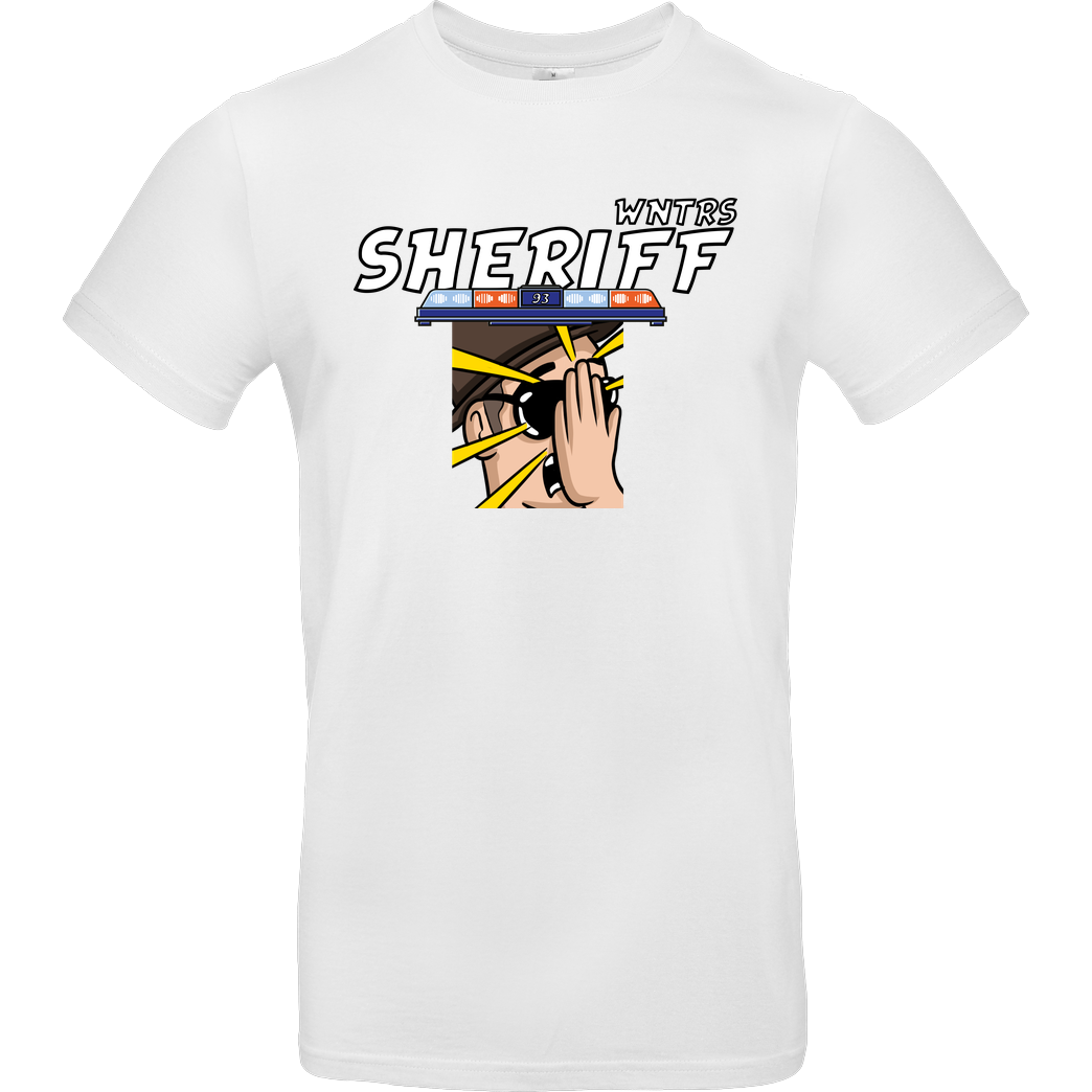 WNTRS WNTRS - Sheriff Fail T-Shirt B&C EXACT 190 -  White